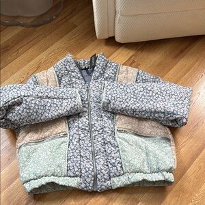 Floral Bomber Puffy Jacket BlankNYC